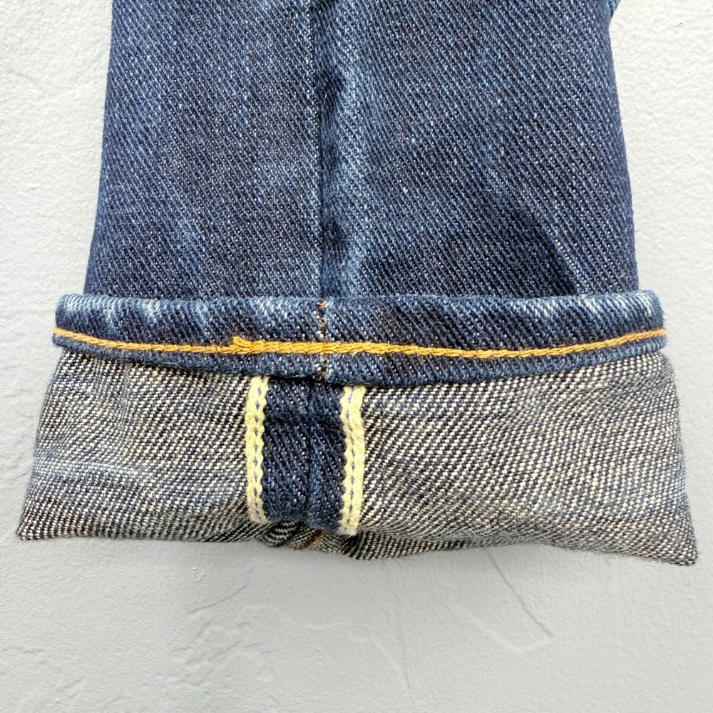 Unbranded Brand UB621 Jeans‎ Women 28 Blue Relaxed Tapered 21oz Selvedge Denim - Picture 3 of 12